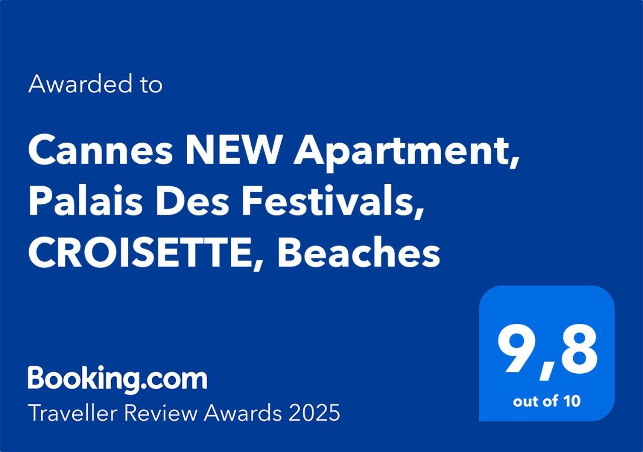 Cannes New Apartment, Palais Des Festivals, Croisette, Beaches Kültér fotó